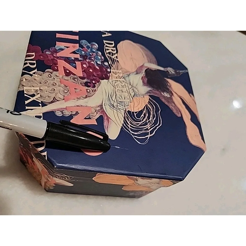 7in X 3.5in Cardboard Cinzano Storage / Display Box Cardboard